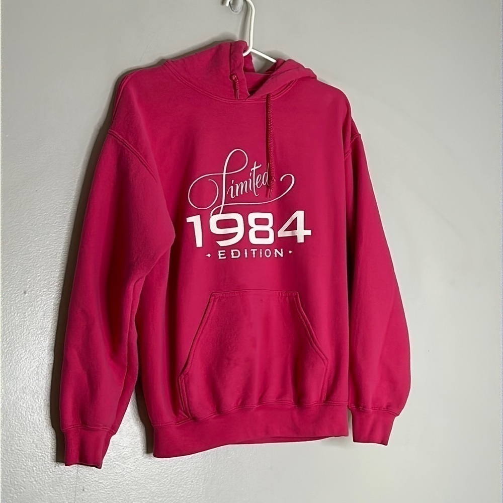 Limited 1984 edition pink hooded sweatshirt women’s medium